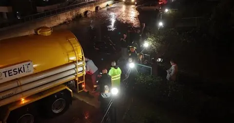 Tekirdağ'da sel seferberliği
