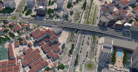 İzmir’de Şemikler Taşıt Üst Geçidi İnşaatına Başlandı