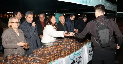 Bursa Nilüfer’de kandil geleneği yaşatıldı