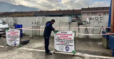 Düzce Yığılca'da pazarcı esnafına faaliyetten men cezası