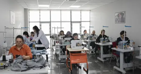 Mersin'de giyim üretim kurslarına yoğun ilgi