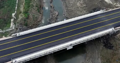Sakarya'da bu köprü 20 mahalle ve 2 ilçeyi birbirine bağladı