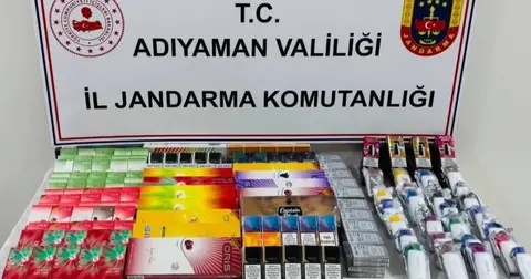 Adıyaman'da kaçak sigara operasyonu