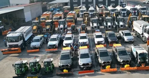 Kayseri Melikgazi kışa hazır