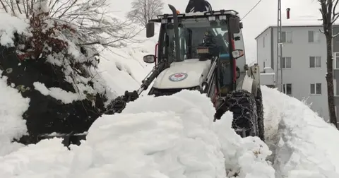 Trabzon Büyükşehir'in kış mesaisi başladı