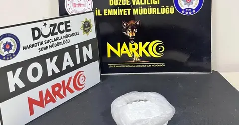 Düzce'de uyuşturucu kuryesine tutuklama!
