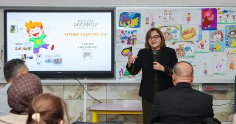 Gaziantep’te Yetenek Kaşifi Projesi okullarda tanıtılıyor