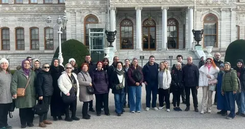 Maltepeliler, Dolmabahçe Sarayı'nı ziyaret etti