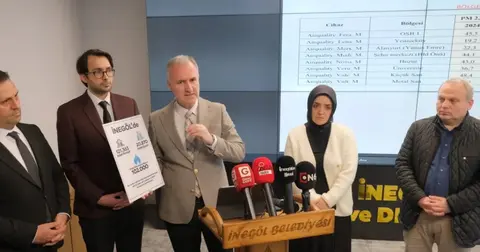 Bursa'da İnegöl’ün hava kalitesi iyileşiyor