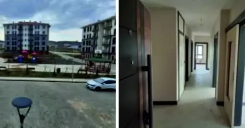 Edirne Keşan'da TOKİ'nin teslim ettiği daire anında kiraya verildi