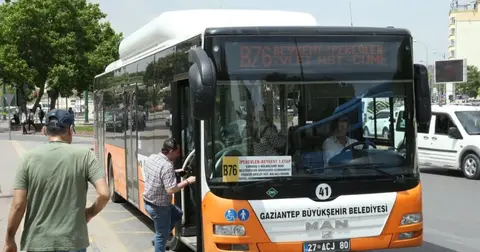 Gaziantep'te toplu ulaşım hattına yeni bir hat ekledi