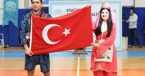 Bursa Nilüfer’de engeller sporla aşıldı