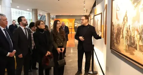 Bakan Bolkvadze Bursa’da Panorama 1326’yı gezdi