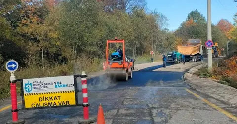 Kartepe zirve yolunda işlemler tamam