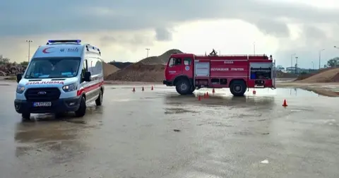 Bursa'da şoförlere defansif ve ileri sürüş teknikleri eğitimi