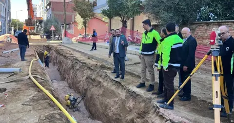 İzmir Ödemiş'te altyapıda yoğun tempo