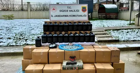 Düzce'de yılbaşı öncesi dev alkol operasyonu!
