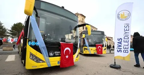 Sivas'ta ulaşım filosu güçleniyor