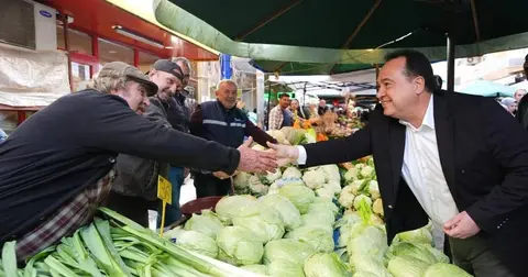 Manisa Büyükşehir’den Karaköy Pazarı ziyareti