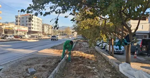 Milas Belediyesi kent genelinde peyzaj ve yeşil alan çalışmalarını hızlandırdı