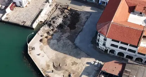 Ayvalık'ın denize açılan yeni meydanına modern dönüşüm