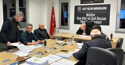 Bursa'da Nilüfer’de afetlere karşı hazırlık tatbikatı