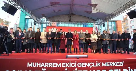 Saruhanlı’da gençlik ve sosyal belediyecilik projeleri hizmete açıldı
