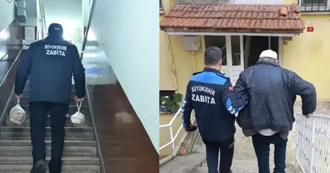 Balıkesir'de soğuk havada vatandaşa destek