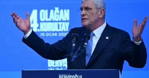 İYİ Parti 4. Olağan Kurultayı Ankara'da gerçekleştirildi, Müsavat Dervişoğlu yeniden genel başkan seçildi