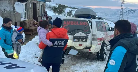 AFAD koordinasyonunda Onikişubat’ta zorlu kış şartlarında hayati müdahale
