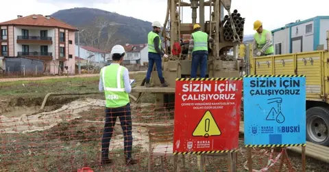 Bursa İnegöl Hocaköy'e BUSKİ'den içme suyu desteği