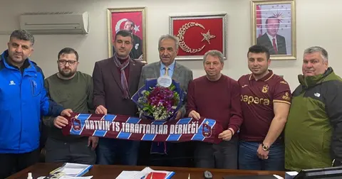 Artvin TS Taraftarları'ndan Yılmaz Boz'a ziyaret