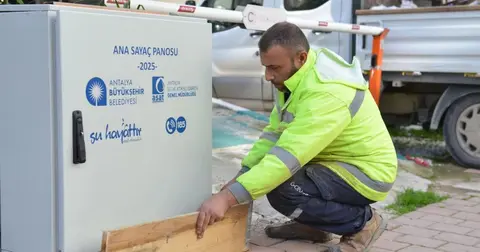 Antalya’da su kayıplarına karşı ana sayaç dönemi
