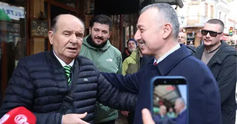 Üsküp sokaklarında Türkiye sevgisi