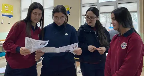 Sinop'ta öğrencilerden Ramazan Gazetesi
