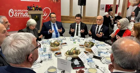 Bursa Osmangazi'den şehit ve gazi aileleri için anlamlı iftar