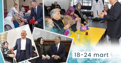 Kayseri Büyükşehir'den 'Yaşlılara Saygı' mesajı