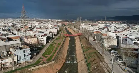 Bursa Yıldırım'da Deliçay artık daha güvenli