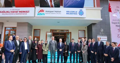Konya Selçuklu'dan bir örnek proje daha...  İlk Adım Ebe Gebe Okulu faaliyete geçti