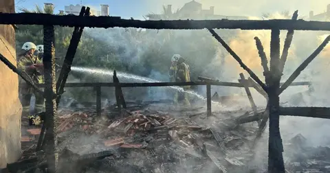İzmir’de itfaiyenin hızlı müdahalesi faciayı önledi