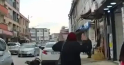 Düzce'de engelli yayaya çarptı, kaçtı!
