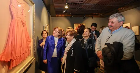 Gaziantep'te Bilge Kazaz'ın Çeyiz Sergisi Açıldı