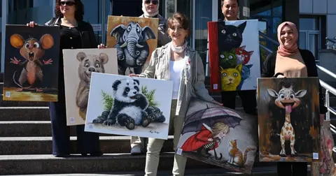 Minik hastalara 23 Nisan morali