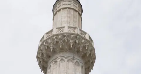 Ayasofya'da kuzeydoğu minare restorasyonu tamamlandı