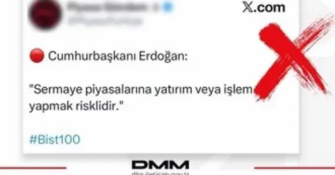 DMM'den 'sermaye piyasaları' açıklaması