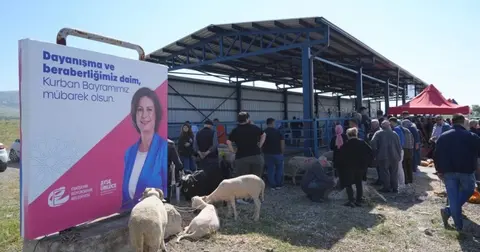 Eskişehir kurban pazarında hijyenik mesai