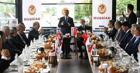 BTSO Başkanı Burkay MUŞSİAD üyeleriyle buluştu