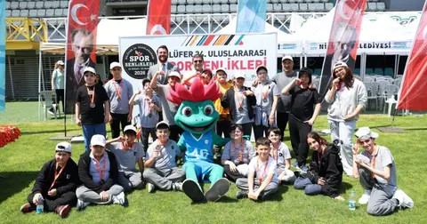 Bursa Nilüfer’de özel çocukların spor coşkusu