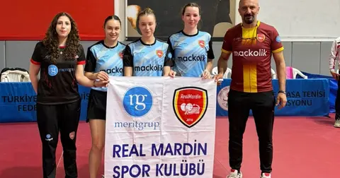 Mardin Kadın Takımı masa tenisinde tarih yazdı