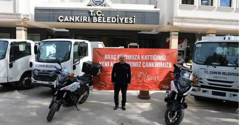 Çankırı Belediyesi yeni araç sayısı 100’ü aştı